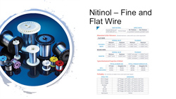 Ulbrich - Nitinol Fine and Flat Wire from Champeau Sourcing Solutions